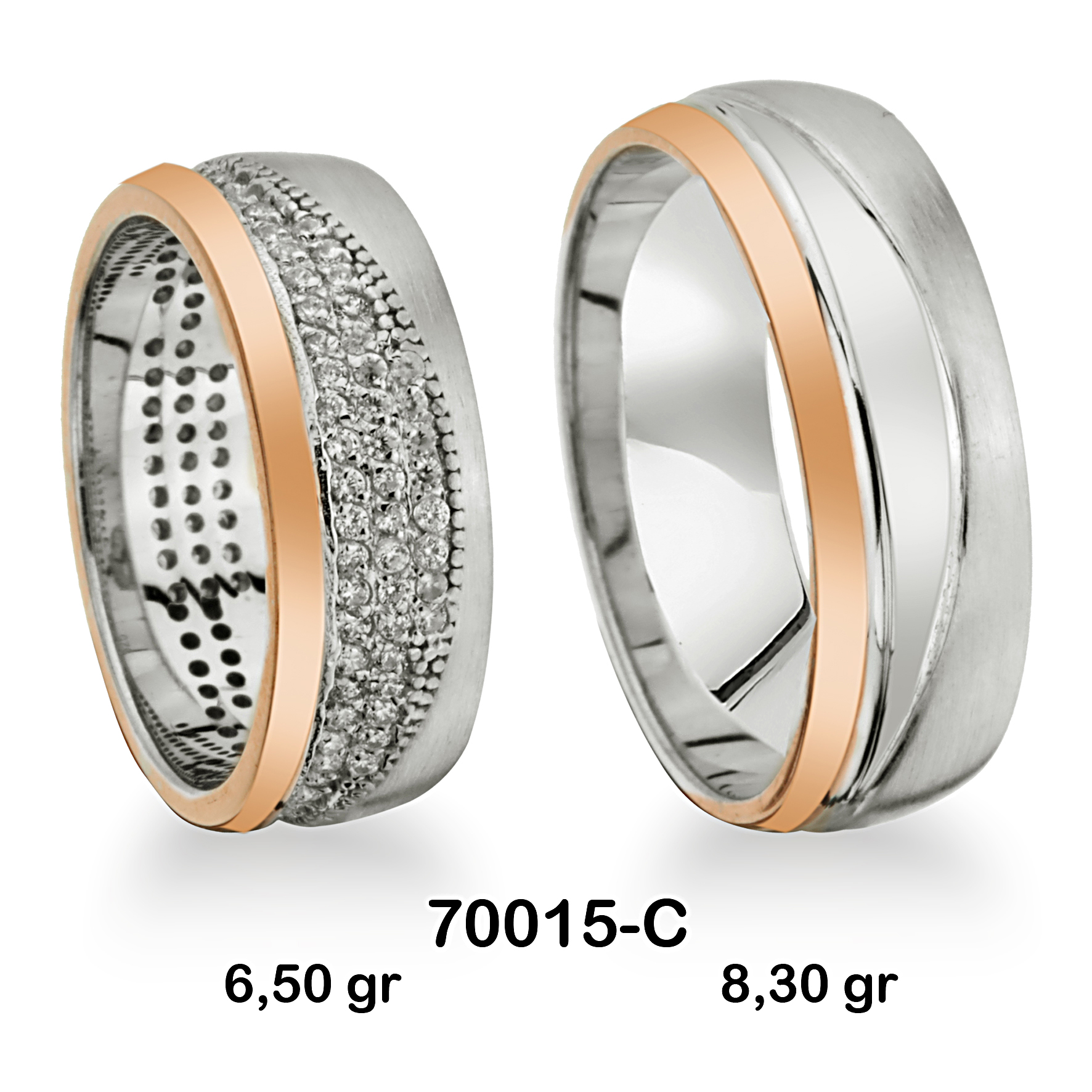 Rose Alyans Modeli-70015-C